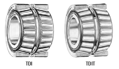 TDI and TDIT type tapered roller bearings