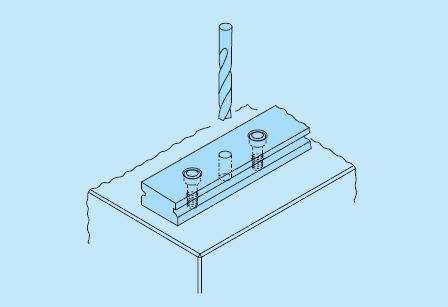 Machining of dowel pin hole