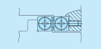 Example of typical preload adjustment