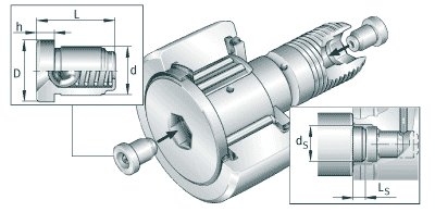 Stud type track roller with drive fit lubrication nipple