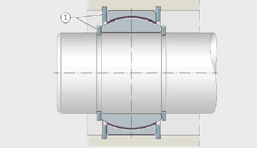 Location by snap rings