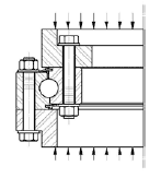 Compression axial load