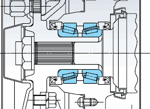 NSK wheel bearings 2 sets