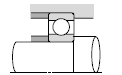 NTN bearing arrangement,fixed