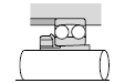 NTN bearing arrangement,fixed