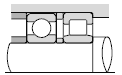 NTN bearing arrangement,fixed