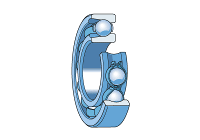 SKF single row deep groove ball bearings with filling slots