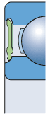 SKF deep groove ball bearings RS1 seal